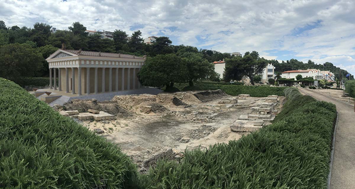 3D digital reconstruction Ammon Zeus'  temple 10 